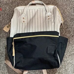 Stylish Black and Gray Backpack